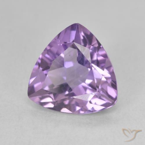 Ametista viola vivido naturale da 2.99 ct, Taglio trillion, VVS-VS