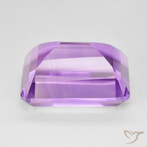 Ametista Viola rosato chiaro naturale da 20.03 ct, Ottagonale / Taglio smeraldo, VVS