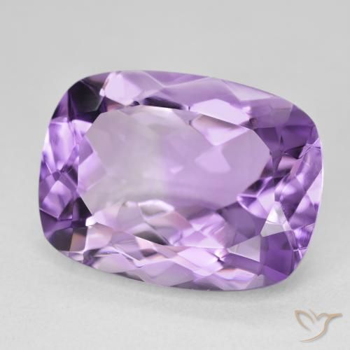 Ametista Deep Iris Violetta naturale da 17.54 ct, Cuscino, VVS