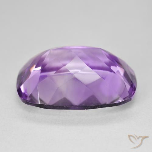 Ametista Deep Iris Violetta naturale da 17.54 ct, Cuscino, VVS