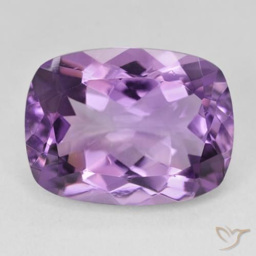18.33ct Naturale Medium Light Purplish-Violet Ametista, Cuscino, VVS