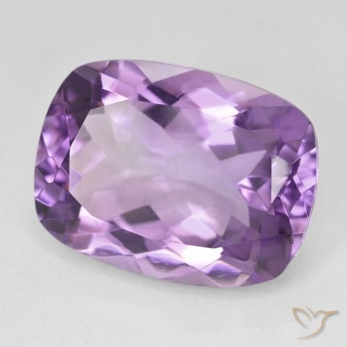Ametista Medium Light Purplish-Violet naturale da 18.33 ct, Cuscino, VVS