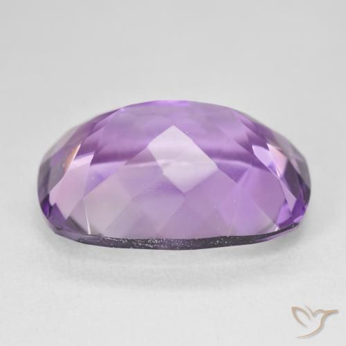 Ametista Medium Light Purplish-Violet naturale da 18.33 ct, Cuscino, VVS