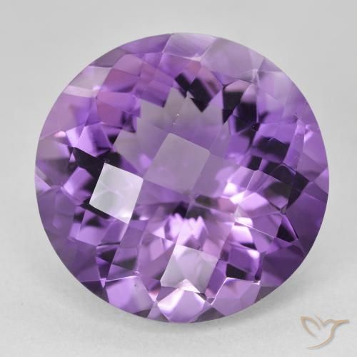 18.08ct Naturale Viola Intenso Ametista, Rotondo, VVS