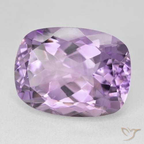 Ametista Viola rosa medio naturale da 19.62 ct, Cuscino, VVS-VS