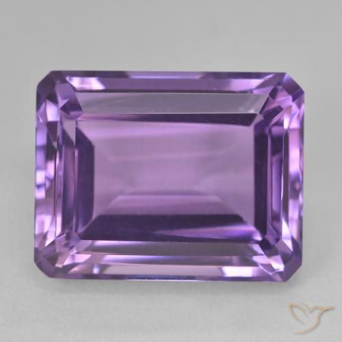 20.04ct Naturale Viola Intenso Ametista, Taglio smeraldo, VVS-VS