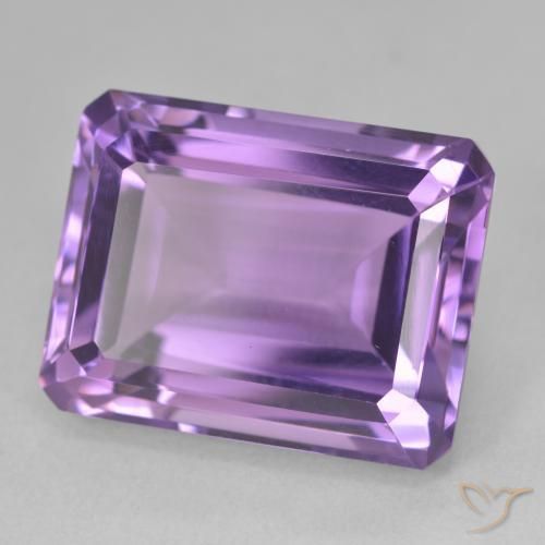 Ametista Viola Intenso naturale da 20.04 ct, Ottagonale / Taglio smeraldo, VVS-VS