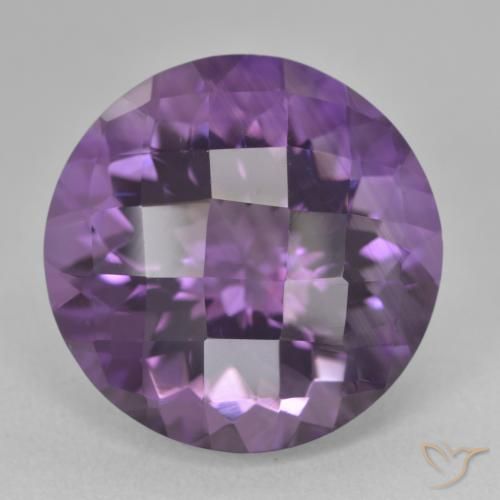 19.60ct Naturale Viola medio Ametista, Rotondo, VVS-VS