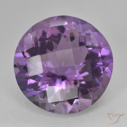 18.19ct Naturale Viola medio Ametista, Rotondo, VS