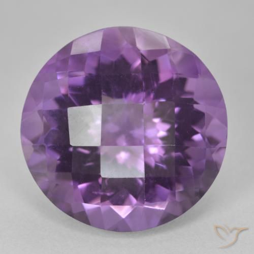 19.76ct Naturale Viola medio Ametista, Rotondo, VVS-VS