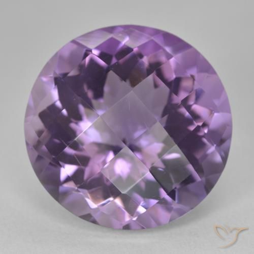 19.33ct Naturale Viola medio Ametista, Rotondo, VVS-VS