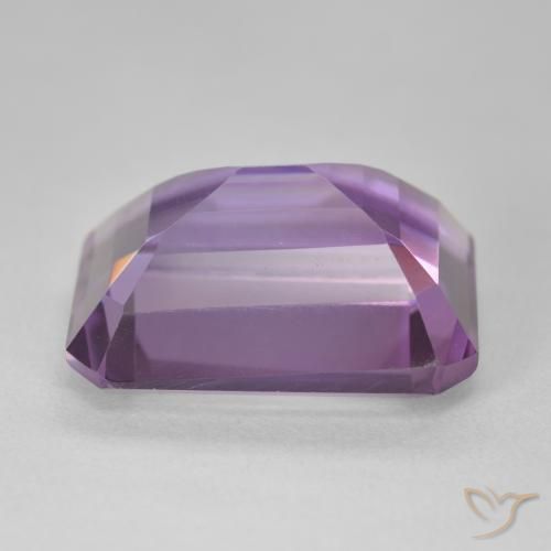 Ametista Viola-Rosa Medio naturale da 15.86 ct, Ottagonale / Taglio smeraldo, VVS-VS