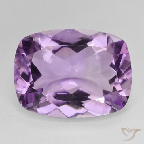 15.85ct Naturale Medium Light Purplish-Violet Ametista, Cuscino, VVS