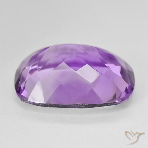 Ametista violaceo naturale da 17.76 ct, Cuscino, VVS