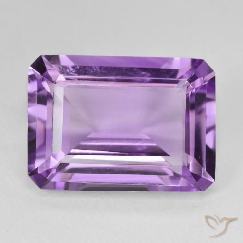 14.44ct Naturale Viola violaceo intenso Ametista, Taglio smeraldo, VVS-VS