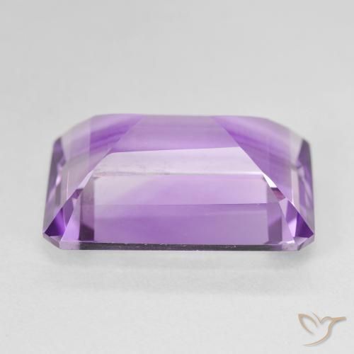 Ametista Viola violaceo intenso naturale da 14.44 ct, Ottagonale / Taglio smeraldo, VVS-VS