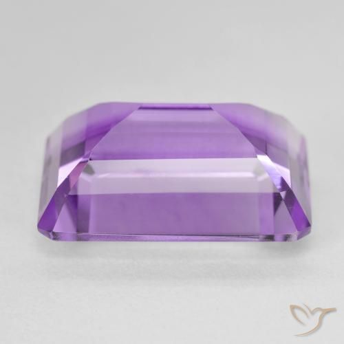 Ametista Viola violaceo medio naturale da 15.58 ct, Ottagonale / Taglio smeraldo, VS