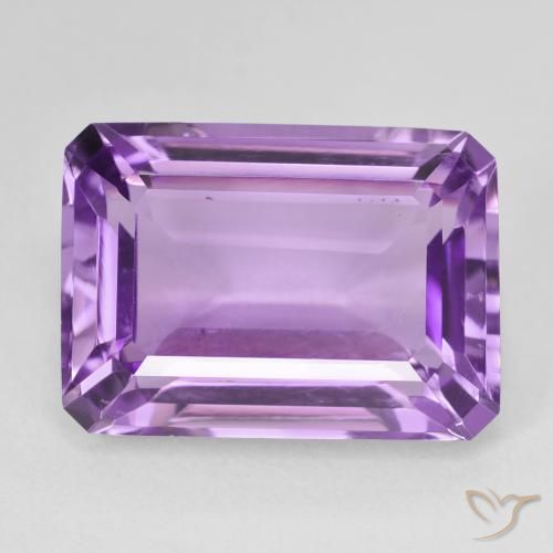 15.67ct Naturale violaceo Ametista, Taglio smeraldo, VS