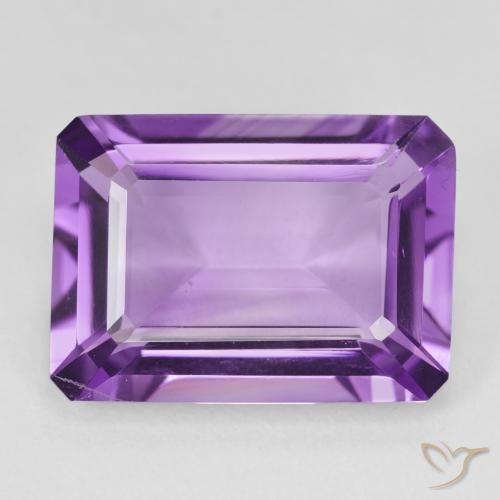 12.21ct Naturale Viola violaceo medio Ametista, Taglio smeraldo, VVS-VS
