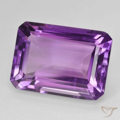 Ametista Viola medio naturale da 14.92 ct, Ottagonale / Taglio smeraldo, VS