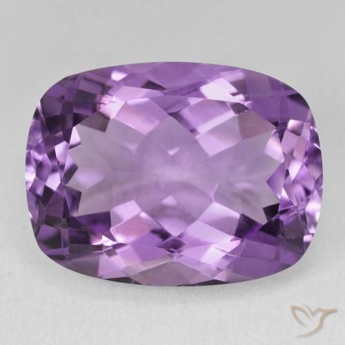 19.29ct Naturale violaceo Ametista, Cuscino, VVS-VS