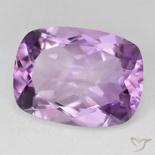 Ametista Viola chiaro-medio naturale da 16.83 ct, Cuscino, VVS-VS