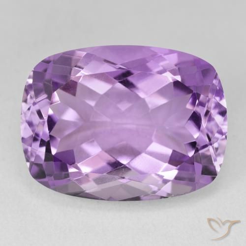 19.50ct Naturale Viola chiaro-medio Ametista, Cuscino, VVS-VS