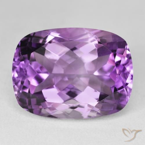 20.45ct Naturale Viola chiaro-medio Ametista, Cuscino, VVS-VS