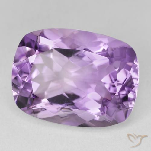 Ametista Viola Iris Rosato naturale da 18.53 ct, Cuscino, VVS-VS