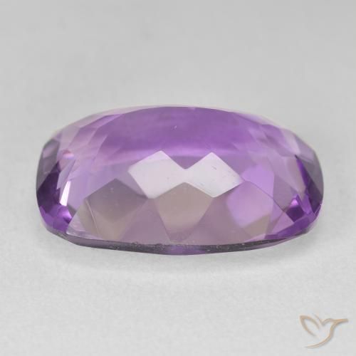 Ametista Viola chiaro-medio naturale da 16.89 ct, Cuscino, VVS-VS
