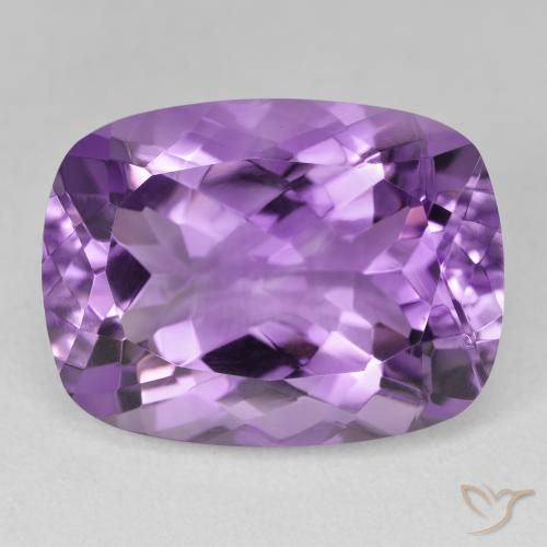 19.31ct Naturale Viola Intenso Ametista, Cuscino, VVS-VS
