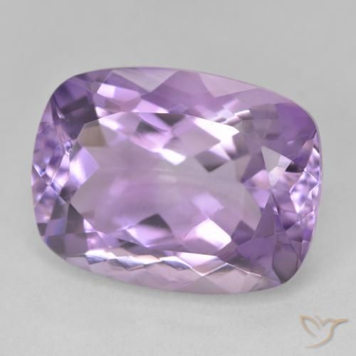 Ametista violaceo naturale da 19.32 ct, Cuscino, VS