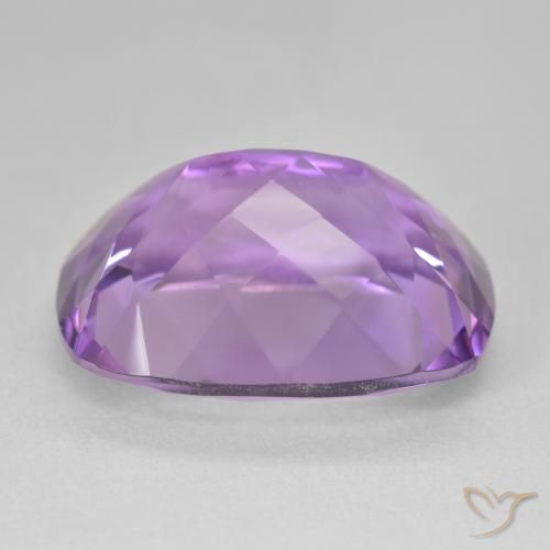 Ametista Viola tendente al rosa naturale da 19.39 ct, Cuscino, VVS