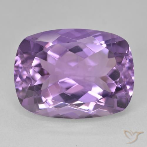 19.34ct Naturale Viola medio Ametista, Cuscino, VVS