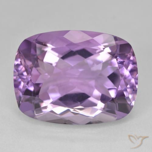 19.35ct Naturale Viola chiaro-medio Ametista, Cuscino, VVS