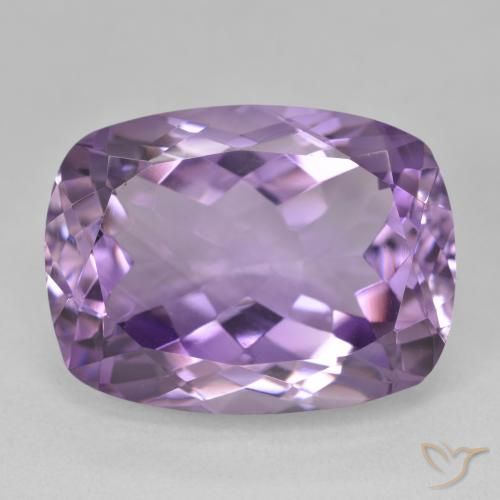 20.06ct Naturale Viola medio Ametista, Cuscino, VVS