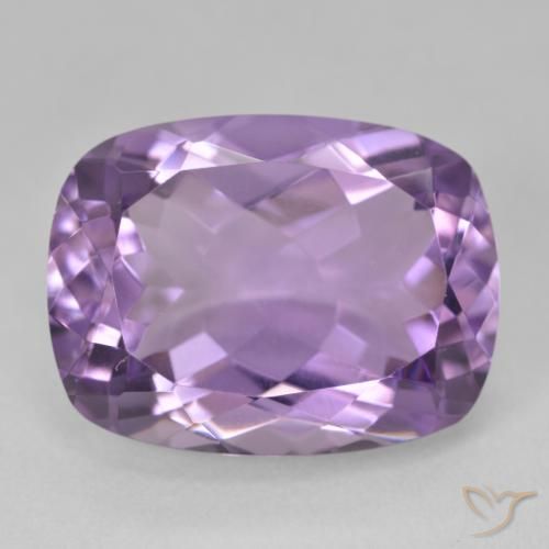 18.55ct Naturale Viola medio Ametista, Cuscino, VVS