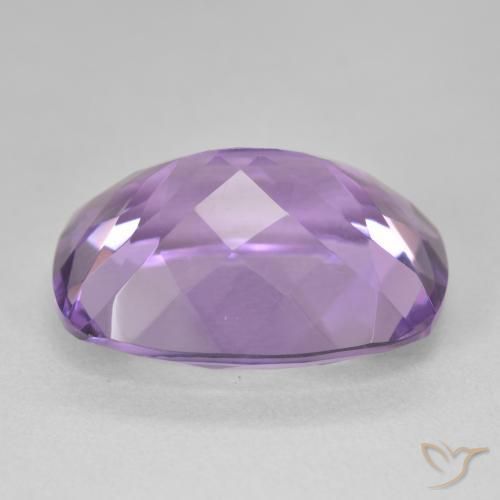 Ametista Viola medio naturale da 18.89 ct, Cuscino, VVS