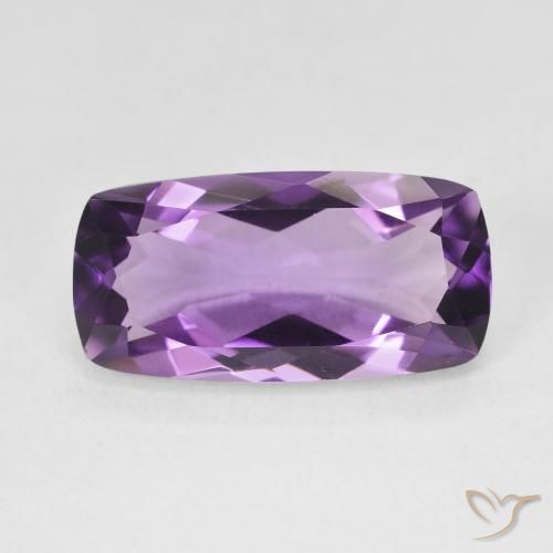 6.98ct Naturale Viola chiaro-medio Ametista, Cuscino, VVS
