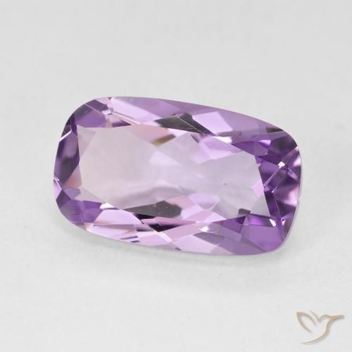 Ametista Viola medio naturale da 5.50 ct, Cuscino, VVS