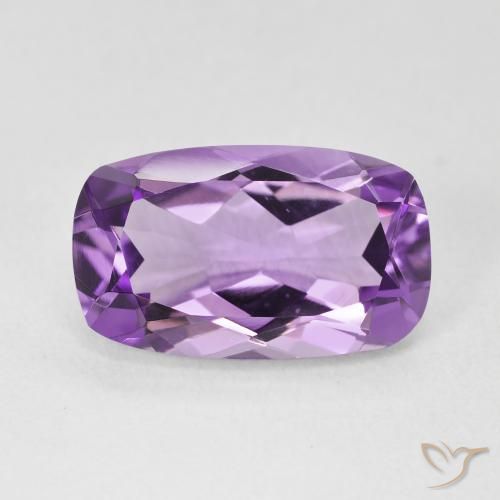 5.59ct Naturale Viola medio Ametista, Cuscino, VVS