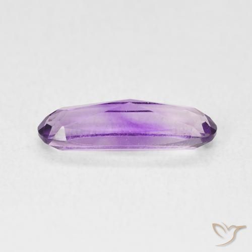 Ametista Viola Rosato Medio naturale da 1.10 ct, Ovale, VVS-VS
