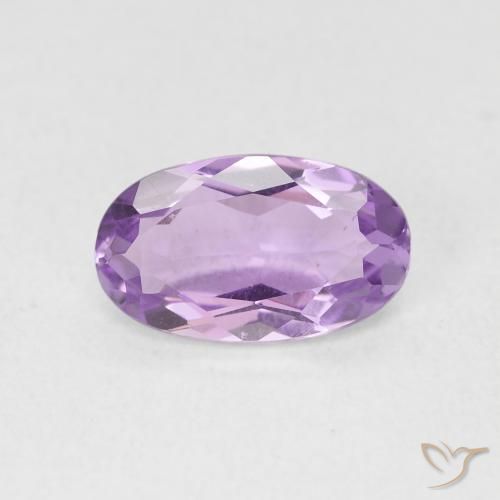 1.40ct Naturale Viola scuro Ametista, Ovale, VVS-VS