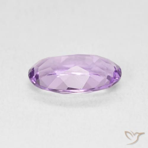 Ametista Viola scuro naturale da 1.40 ct, Ovale, VVS-VS