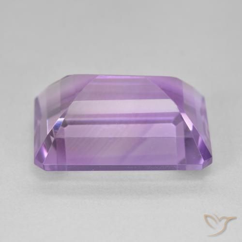 Ametista Viola violaceo intenso naturale da 15.44 ct, Ottagonale / Taglio smeraldo, VVS