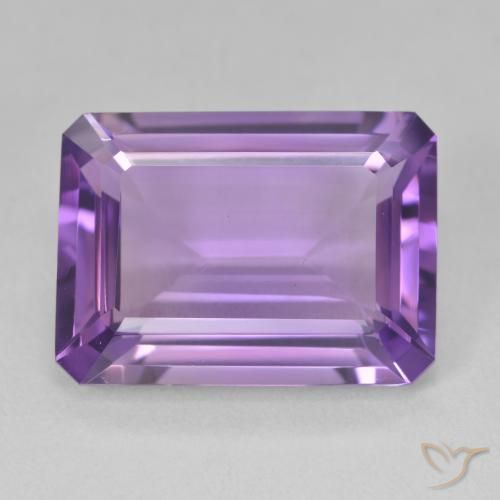 13.17ct Naturale violaceo Ametista, Taglio smeraldo, VVS