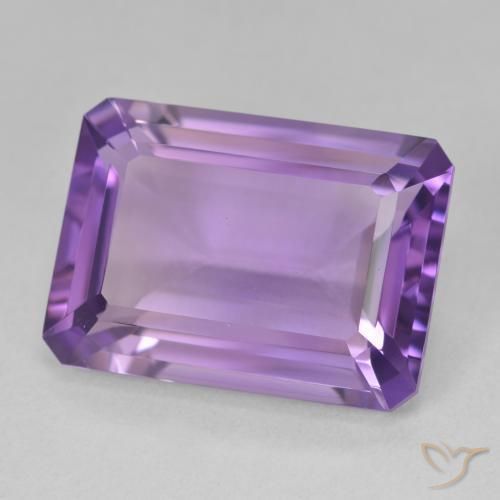 Ametista violaceo naturale da 13.17 ct, Ottagonale / Taglio smeraldo, VVS