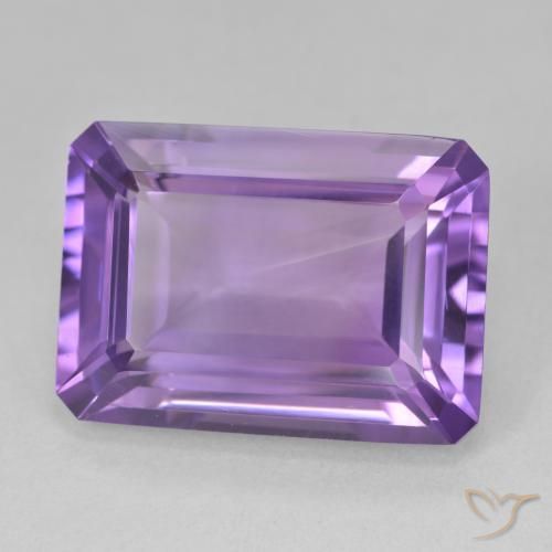 Ametista Viola violaceo intenso naturale da 15.03 ct, Ottagonale / Taglio smeraldo, VVS-VS