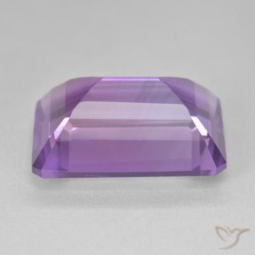 Ametista Viola violaceo intenso naturale da 15.03 ct, Ottagonale / Taglio smeraldo, VVS-VS