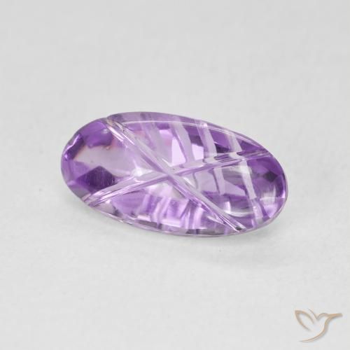 Ametista Rosa viola medio naturale da 2.03 ct, Ovale, Trasparente